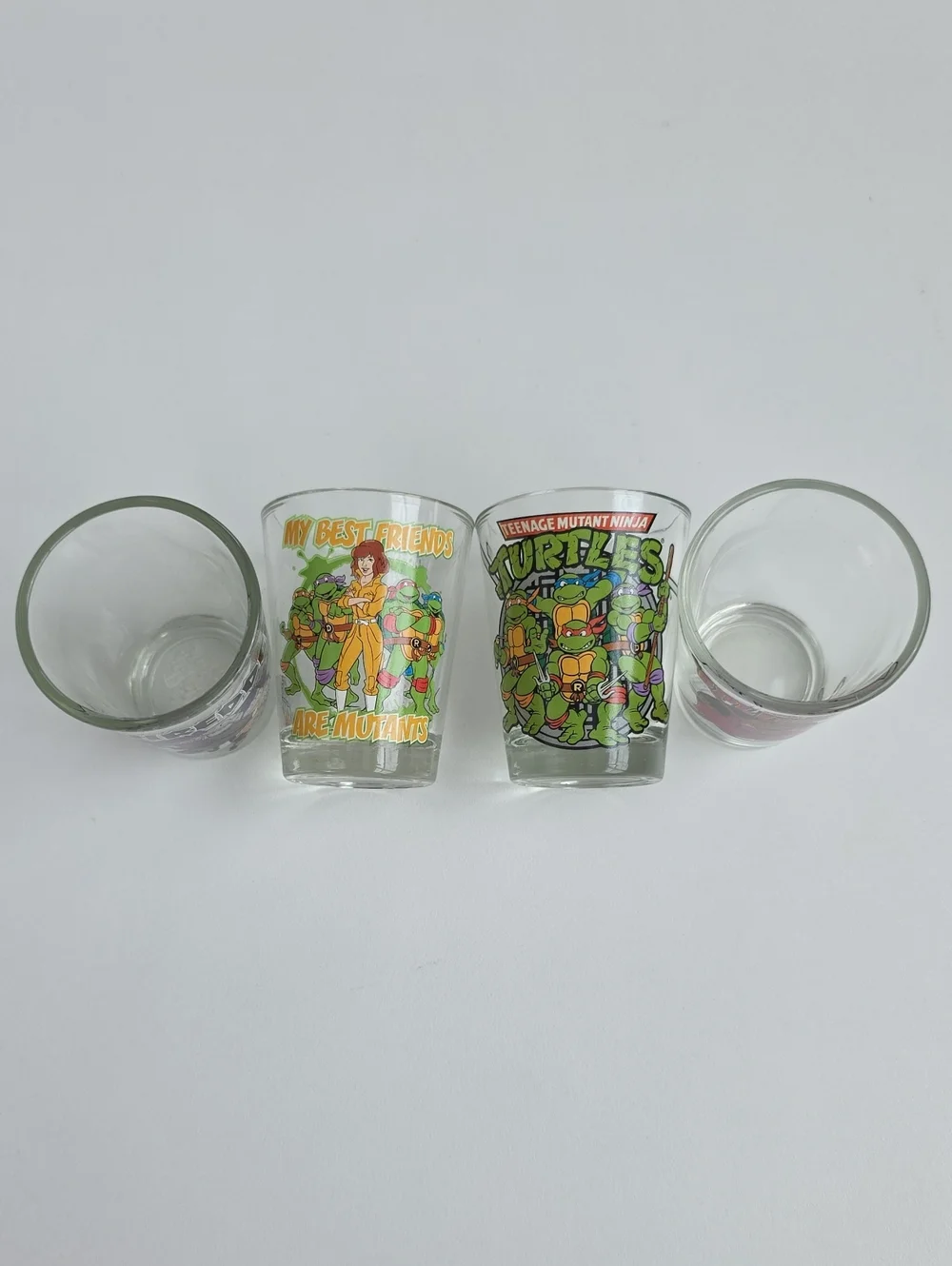 Teenage Mutant Ninja Turtles shot glasses Shredder and Splinter - Set Of 4 TMNT